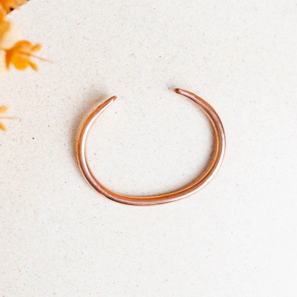 Solid Plain / No-Magnetic / Copper Bracelet