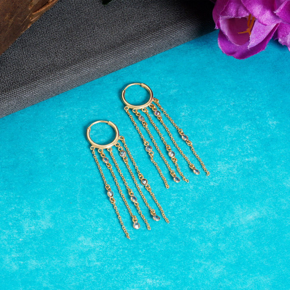 Chandler Gold Earrings - copperdirect