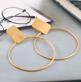 
                  
                    Fusion Form Hoop Earrings - copperdirect
                  
                