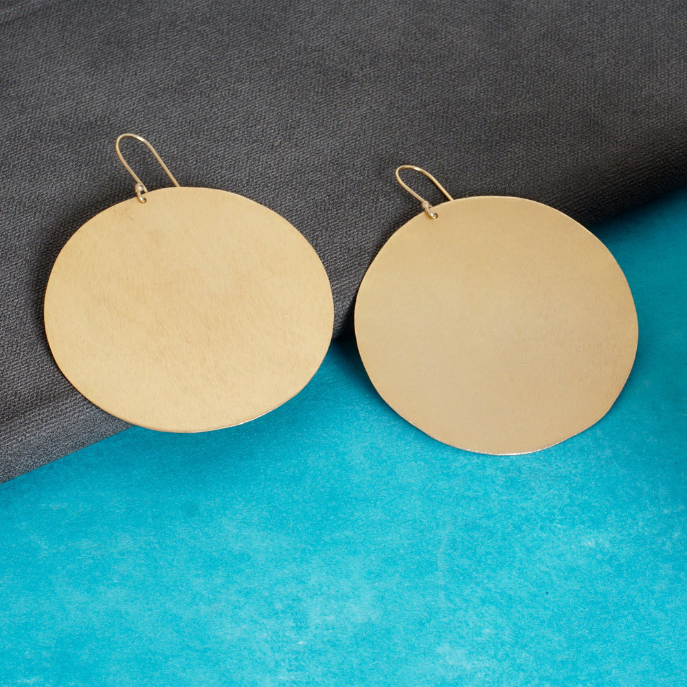 Golden Glimmer Earrings - copperdirect