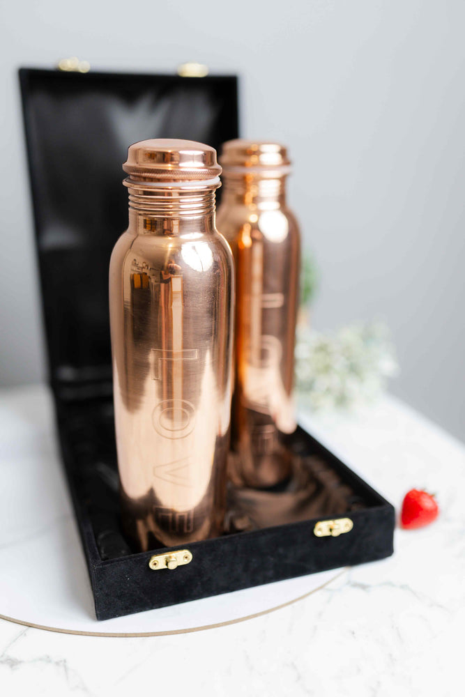 Love Water Bottles - Gift Set - copperdirect