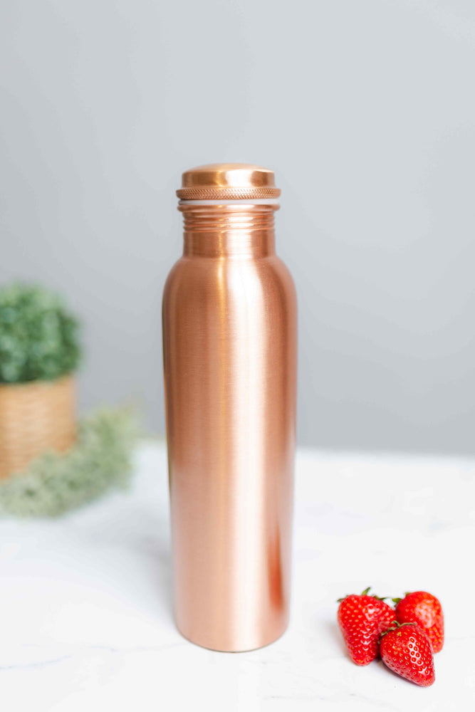 Matte Copper Water Bottle - copperdirect