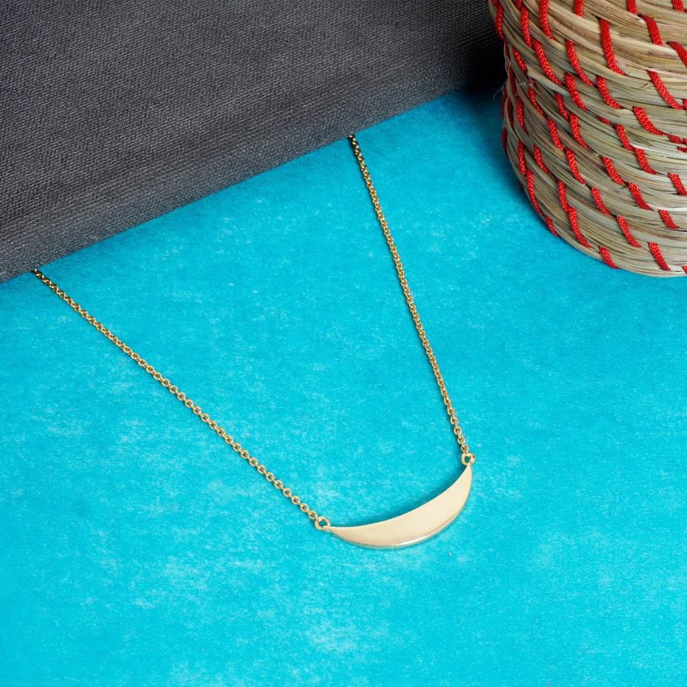 Moon Charm Necklace - copperdirect