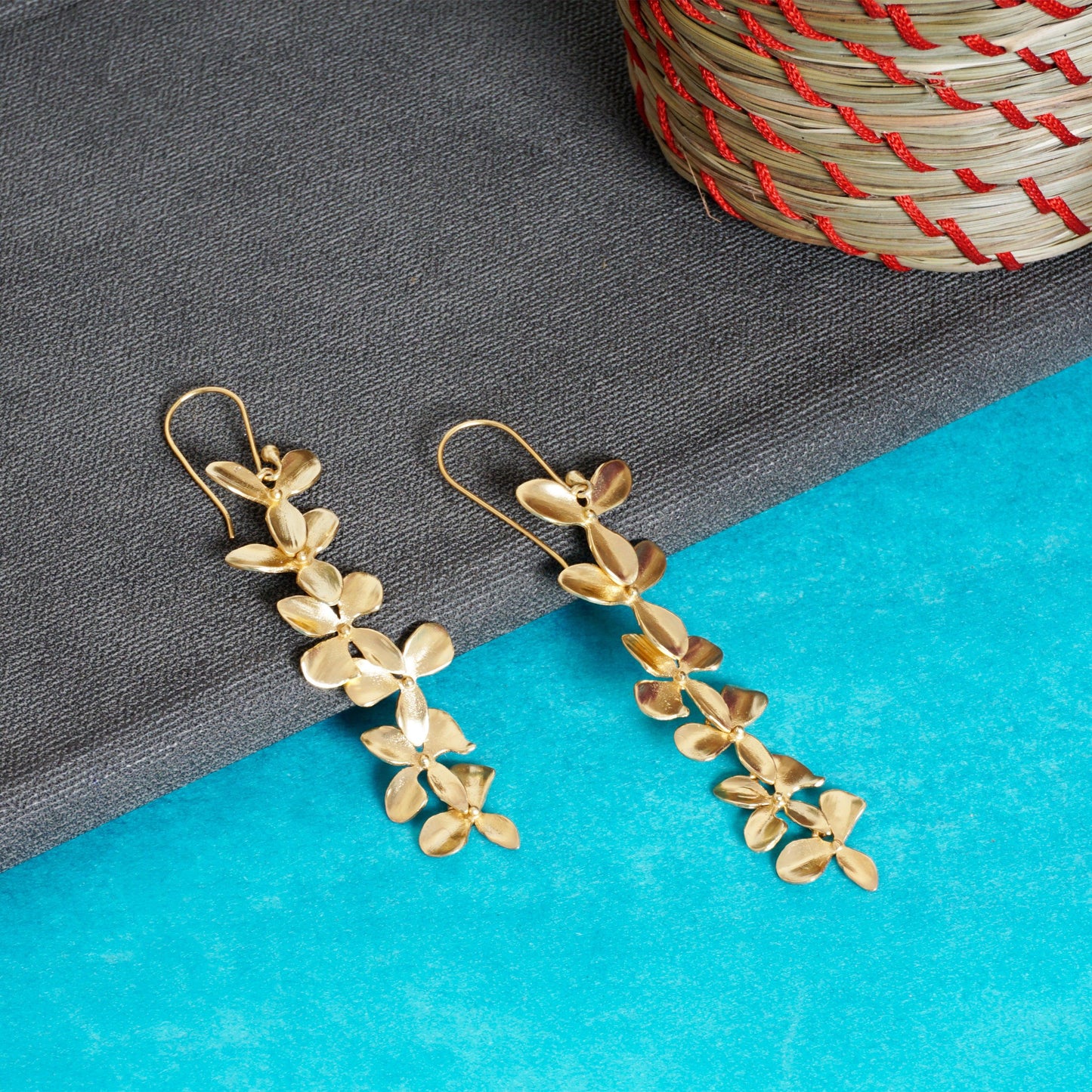 
                  
                    Orchid Chain Earrings - copperdirect
                  
                