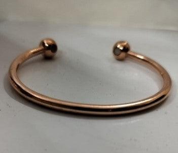 Plain Ball / Magnetic / Copper Bracelet - copperdirect