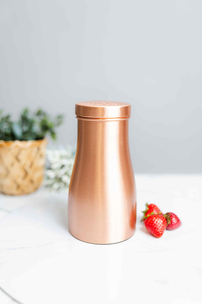 Pure Copper Plain Water Flask - copperdirect