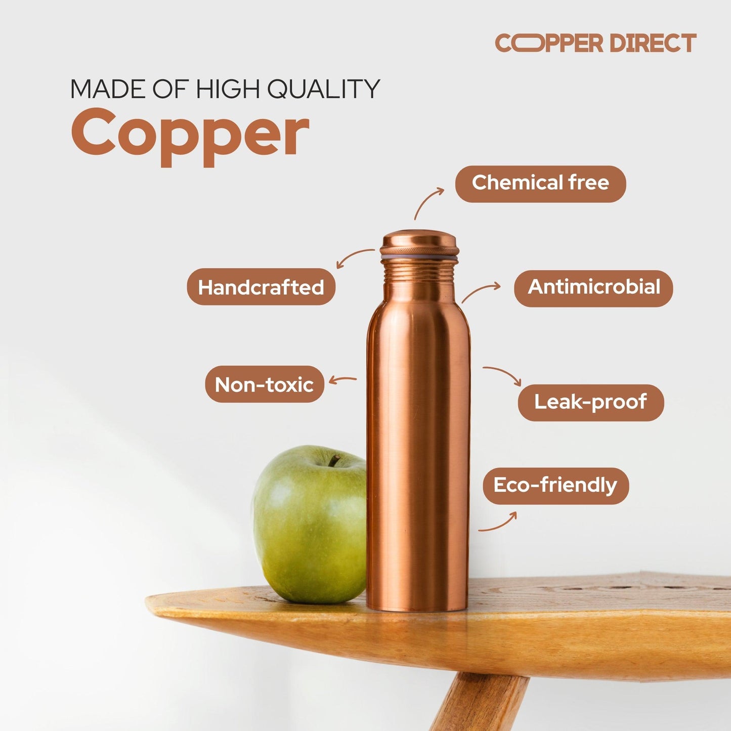 
                  
                    Matte Copper Water Bottle
                  
                